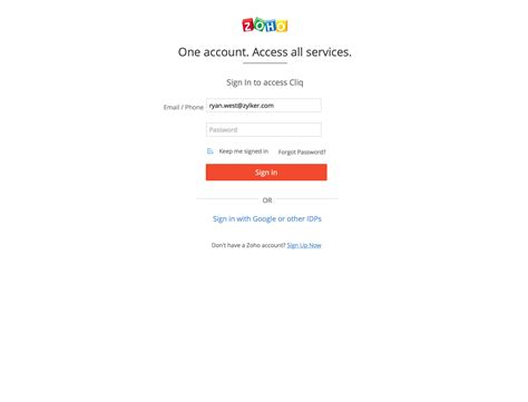 cliqy|Sign in to start your session .